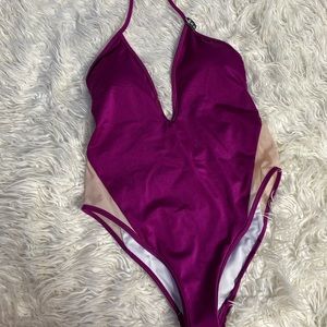 PINK One Piece Bathing Suit